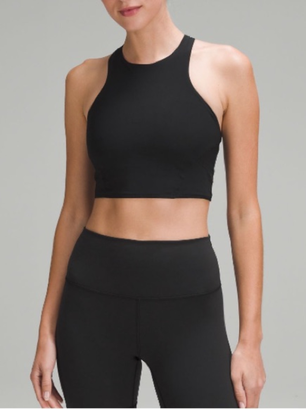 lululemon athletica Mesh-Back Train Bra - Black